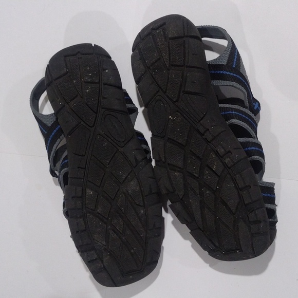 Eddie Bauer Ethan Kids Hiking Sandals Size 3 – Blue Gray Black  Boy's Slip-On - Picture 6 of 7
